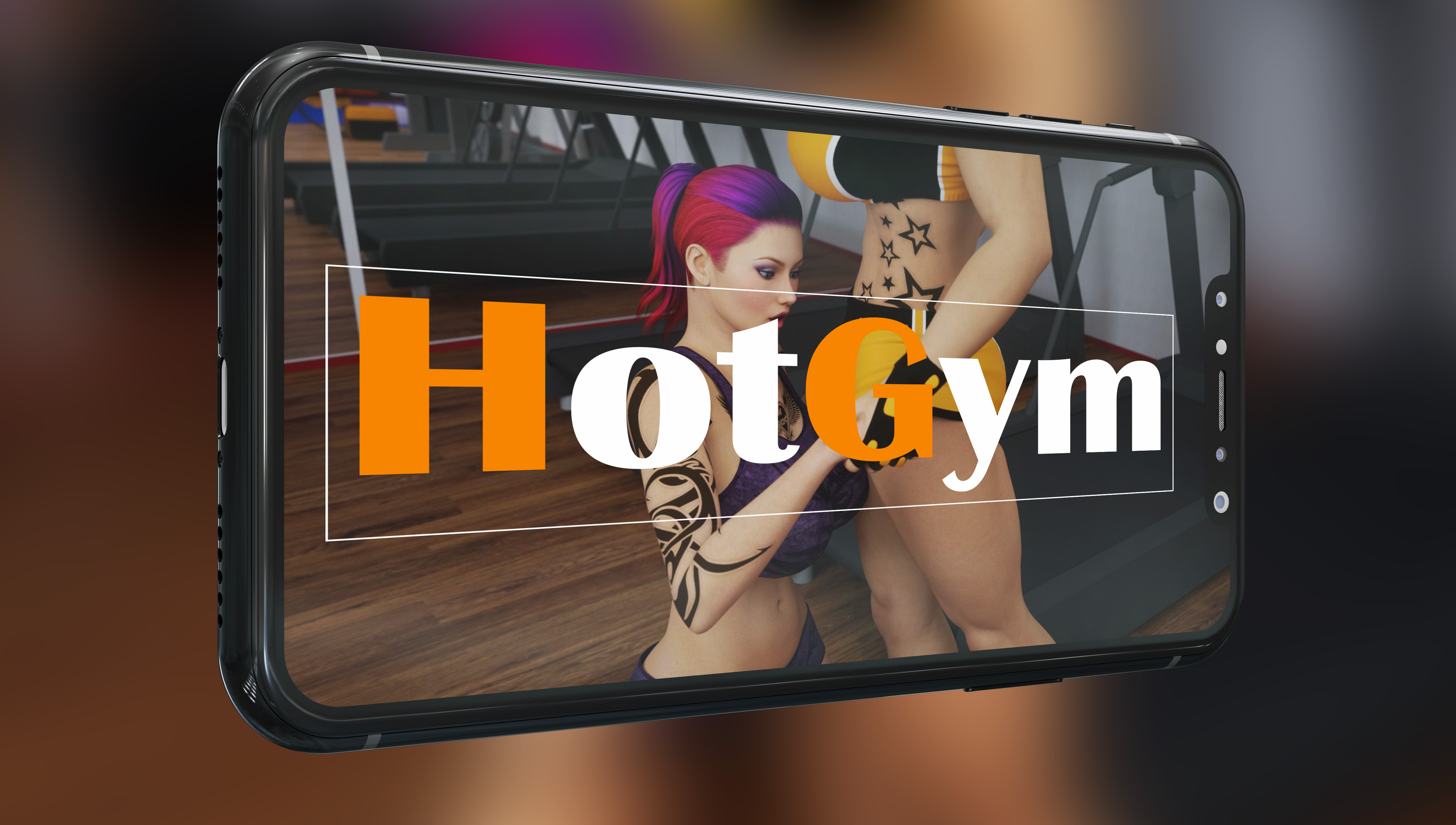 Hot Gym — Горячий тренажерный зал с влажными фитоняшками Hot Gym — Горячий тренажерный зал с влажными фитоняшками